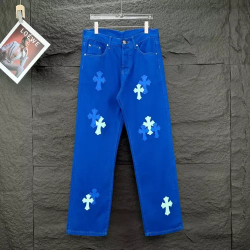 Wholesale Chrome Hearts Jeans For Men #1303294 $64.00 USD, Wholesale Quality Replica Chrome Hearts Jeans