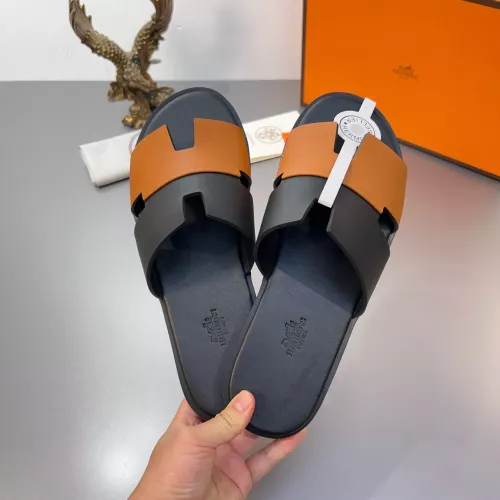 Replica Hermes Slippers For Men #1303298 $48.00 USD for Wholesale