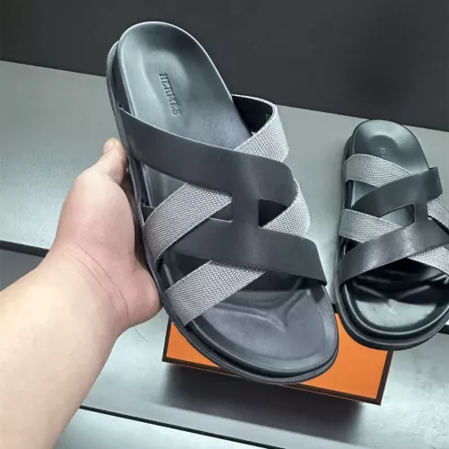 Wholesale Hermes Slippers For Men #1303324 $60.00 USD, Wholesale Quality Replica Hermes Slippers