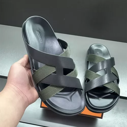 Wholesale Hermes Slippers For Men #1303325 $60.00 USD, Wholesale Quality Replica Hermes Slippers