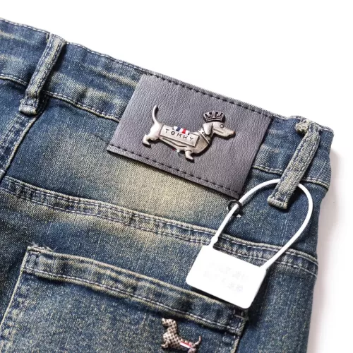 Replica Thom Browne TB Jeans For Men #1303399 $48.00 USD for Wholesale