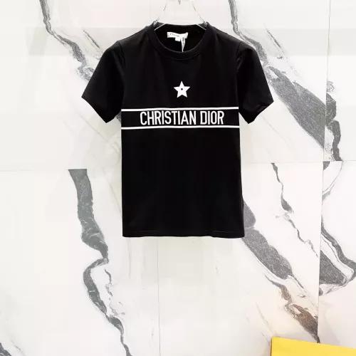 Wholesale Christian Dior T-Shirts Short Sleeved For Women #1303414 $40.00 USD, Wholesale Quality Replica Christian Dior T-Shirts