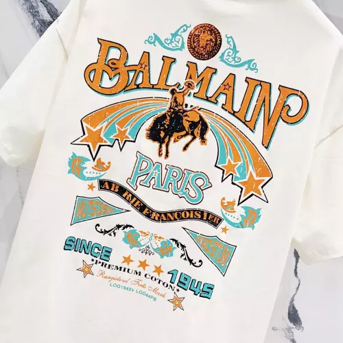 Replica Balmain T-Shirts Short Sleeved For Unisex #1303488 $41.00 USD for Wholesale