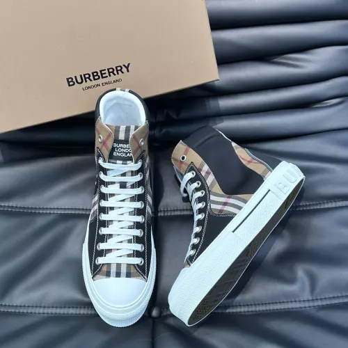 Wholesale Burberry High Tops Shoes For Men #1303528 $82.00 USD, Wholesale Quality Replica Burberry High Tops Shoes