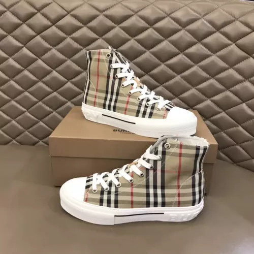 Wholesale Burberry High Tops Shoes For Men #1303595 $82.00 USD, Wholesale Quality Replica Burberry High Tops Shoes