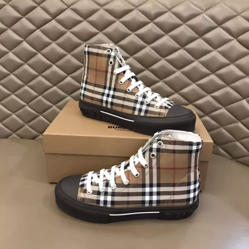 Wholesale Burberry High Tops Shoes For Men #1303596 $82.00 USD, Wholesale Quality Replica Burberry High Tops Shoes