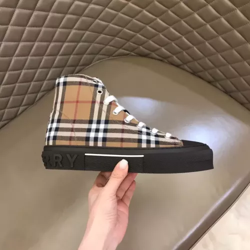 Replica Burberry High Tops Shoes For Men #1303596 $82.00 USD for Wholesale