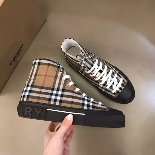 Replica Burberry High Tops Shoes For Men #1303596 $82.00 USD for Wholesale