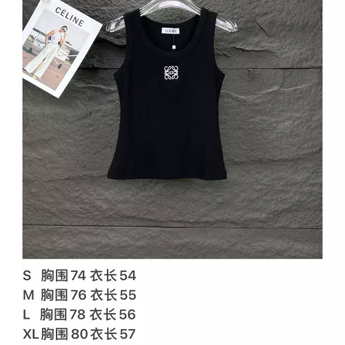 Replica LOEWE T-Shirts Sleeveless For Women #1303681 $42.00 USD for Wholesale