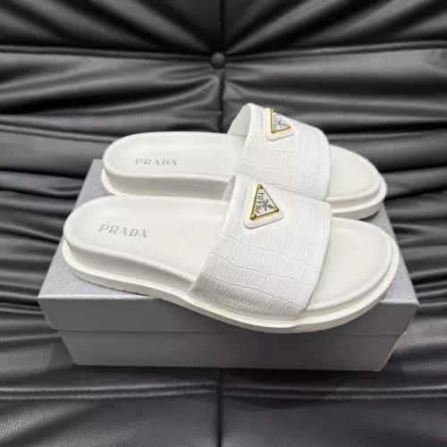 Wholesale Prada Slippers For Men #1303764 $56.00 USD, Wholesale Quality Replica Prada Slippers