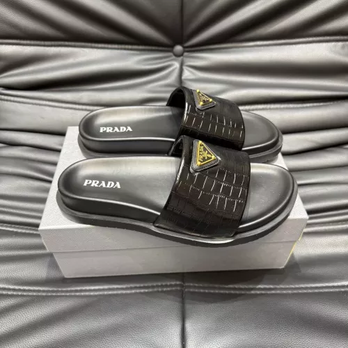 Wholesale Prada Slippers For Men #1303765 $56.00 USD, Wholesale Quality Replica Prada Slippers