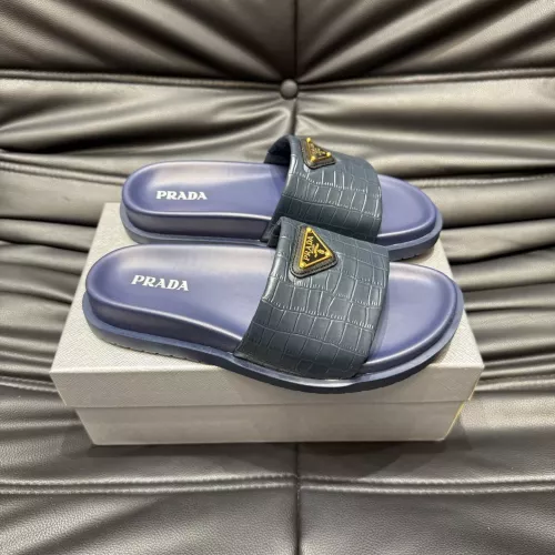 Wholesale Prada Slippers For Men #1303766 $56.00 USD, Wholesale Quality Replica Prada Slippers