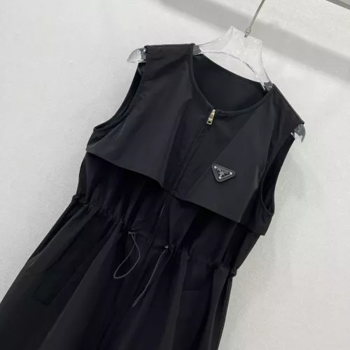 Replica Prada Dresses Sleeveless For Women #1303806 $125.00 USD for Wholesale