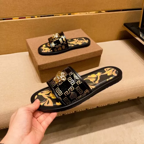 Replica Versace Slippers For Men #1303827 $52.00 USD for Wholesale