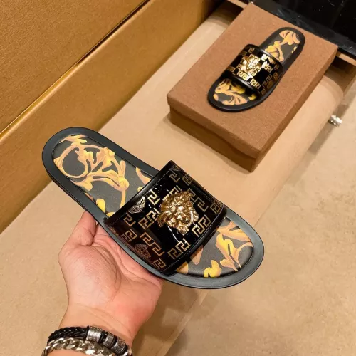 Replica Versace Slippers For Men #1303827 $52.00 USD for Wholesale