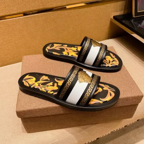 Wholesale Versace Slippers For Men #1303829 $52.00 USD, Wholesale Quality Replica Versace Slippers