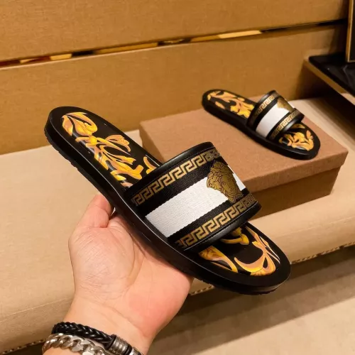 Replica Versace Slippers For Men #1303829 $52.00 USD for Wholesale