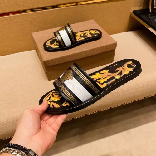 Replica Versace Slippers For Men #1303829 $52.00 USD for Wholesale