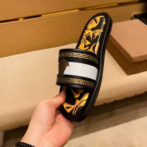 Replica Versace Slippers For Men #1303829 $52.00 USD for Wholesale