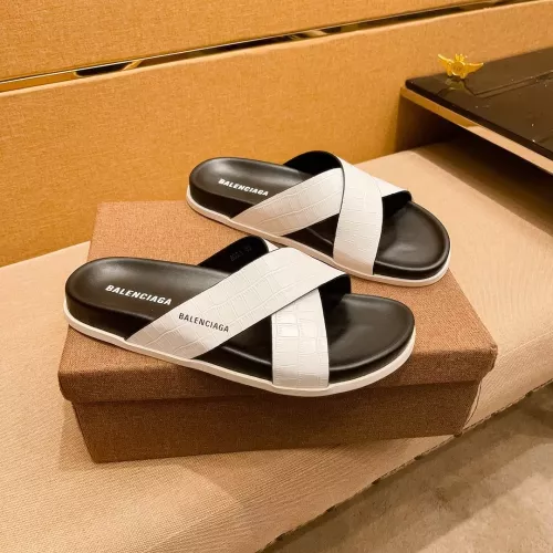 Wholesale Balenciaga Slippers For Men #1303836 $52.00 USD, Wholesale Quality Replica Balenciaga Slippers