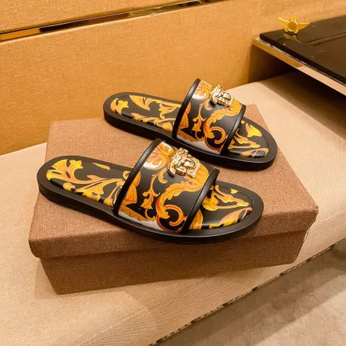 Wholesale Versace Slippers For Men #1303837 $52.00 USD, Wholesale Quality Replica Versace Slippers