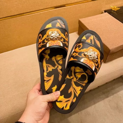 Replica Versace Slippers For Men #1303837 $52.00 USD for Wholesale