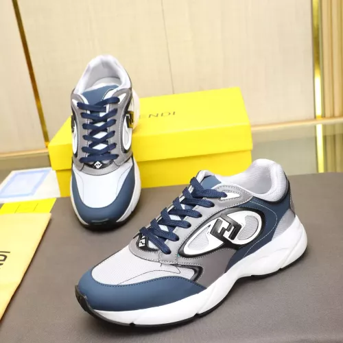 Wholesale Fendi Casual Shoes For Men #1303840 $88.00 USD, Wholesale Quality Replica Fendi Casual Shoes