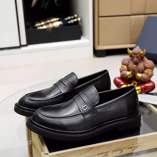 Replica Christian Dior Leather Shoes For Men #1303874 $98.00 USD for Wholesale