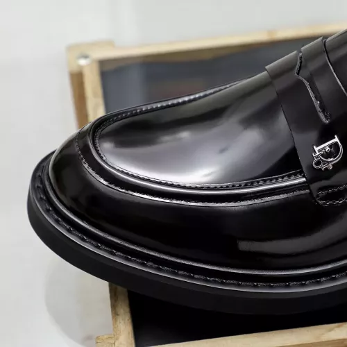 Replica Christian Dior Leather Shoes For Men #1303875 $98.00 USD for Wholesale