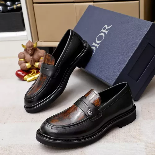 Wholesale Christian Dior Leather Shoes For Men #1303879 $98.00 USD, Wholesale Quality Replica Christian Dior Leather Shoes