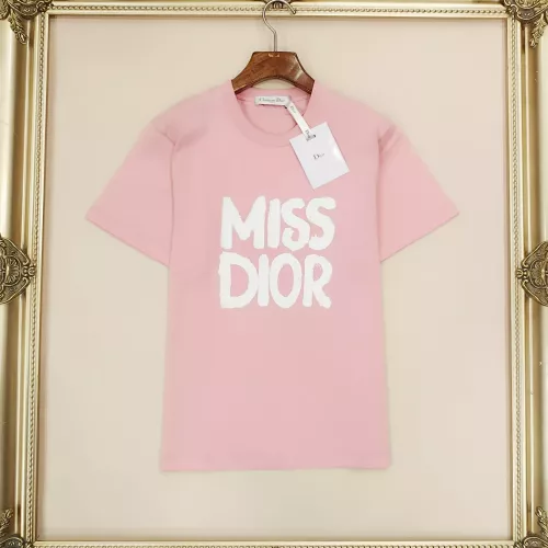 Wholesale Christian Dior T-Shirts Short Sleeved For Women #1303891 $48.00 USD, Wholesale Quality Replica Christian Dior T-Shirts