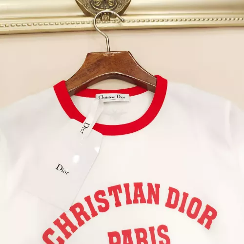 Replica Christian Dior T-Shirts Short Sleeved For Women #1303898 $48.00 USD for Wholesale