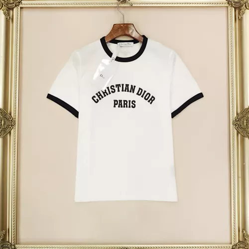 Wholesale Christian Dior T-Shirts Short Sleeved For Women #1303899 $48.00 USD, Wholesale Quality Replica Christian Dior T-Shirts