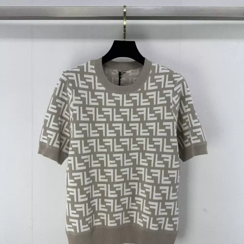 Wholesale Fendi T-Shirts Short Sleeved For Women #1303905 $76.00 USD, Wholesale Quality Replica Fendi T-Shirts