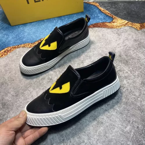 Wholesale Fendi Casual Shoes For Men #1303931 $76.00 USD, Wholesale Quality Replica Fendi Casual Shoes