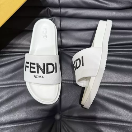 Wholesale Fendi Slippers For Men #1303933 $56.00 USD, Wholesale Quality Replica Fendi Slippers