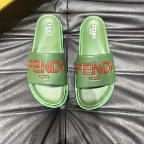 Replica Fendi Slippers For Men #1303934 $56.00 USD for Wholesale