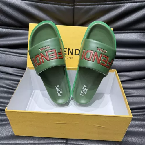 Replica Fendi Slippers For Men #1303934 $56.00 USD for Wholesale