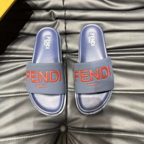 Replica Fendi Slippers For Men #1303935 $56.00 USD for Wholesale