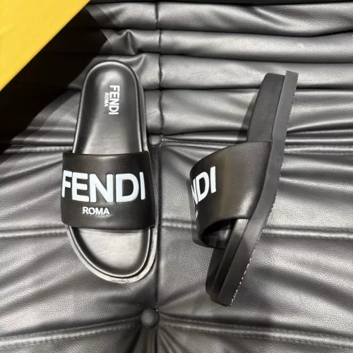 Wholesale Fendi Slippers For Men #1303936 $56.00 USD, Wholesale Quality Replica Fendi Slippers