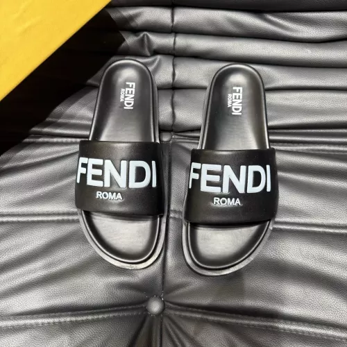 Replica Fendi Slippers For Men #1303936 $56.00 USD for Wholesale