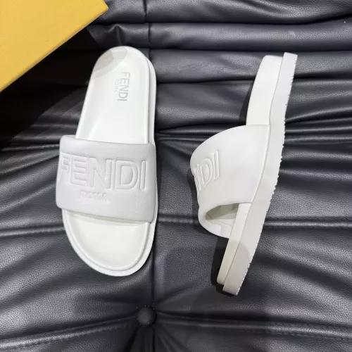 Wholesale Fendi Slippers For Men #1303937 $56.00 USD, Wholesale Quality Replica Fendi Slippers