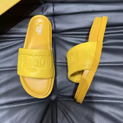 Wholesale Fendi Slippers For Men #1303938 $56.00 USD, Wholesale Quality Replica Fendi Slippers