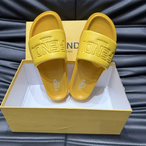 Replica Fendi Slippers For Men #1303938 $56.00 USD for Wholesale