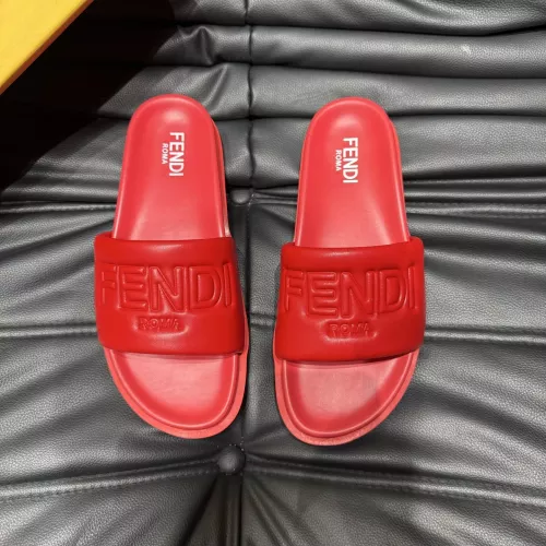 Replica Fendi Slippers For Men #1303940 $56.00 USD for Wholesale