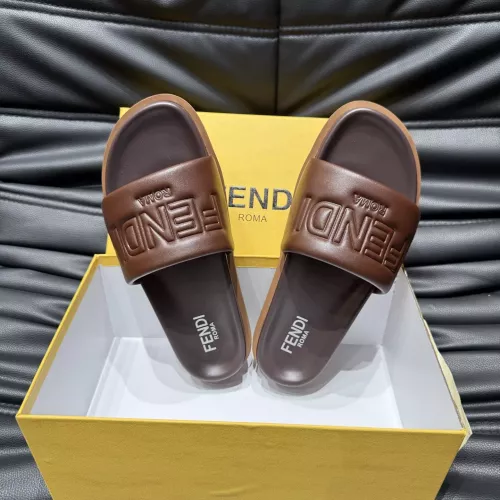 Replica Fendi Slippers For Men #1303941 $56.00 USD for Wholesale