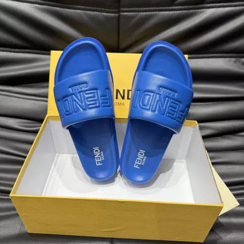 Replica Fendi Slippers For Men #1303944 $56.00 USD for Wholesale