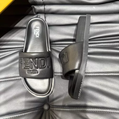 Wholesale Fendi Slippers For Men #1303946 $56.00 USD, Wholesale Quality Replica Fendi Slippers