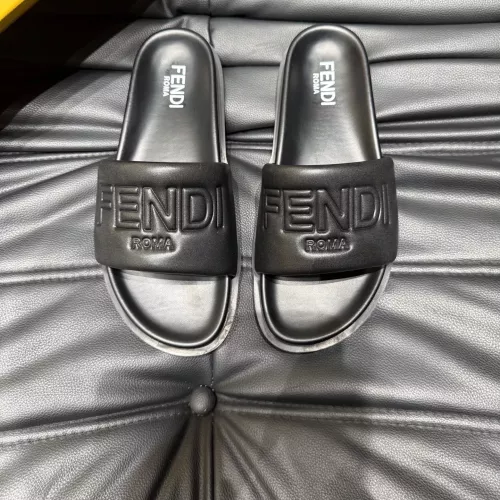 Replica Fendi Slippers For Men #1303946 $56.00 USD for Wholesale