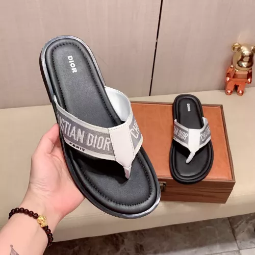 Replica Christian Dior Slippers For Men #1303949 $45.00 USD for Wholesale